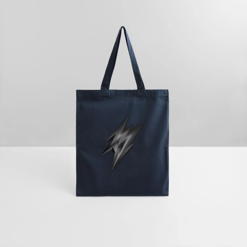 Dynamic Black Lightning Graphic
