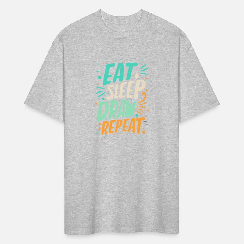 Eat Sleep Draw Repeat Funny Paint Sketching Drawin