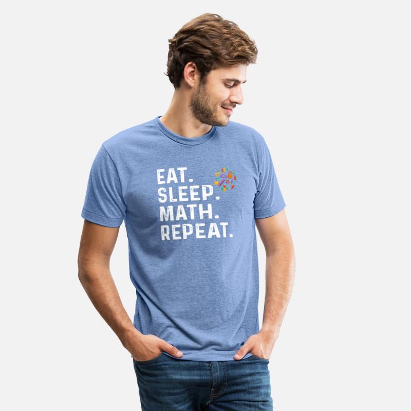 Eat Sleep Math Repeat Funny Math Teacher Gift
