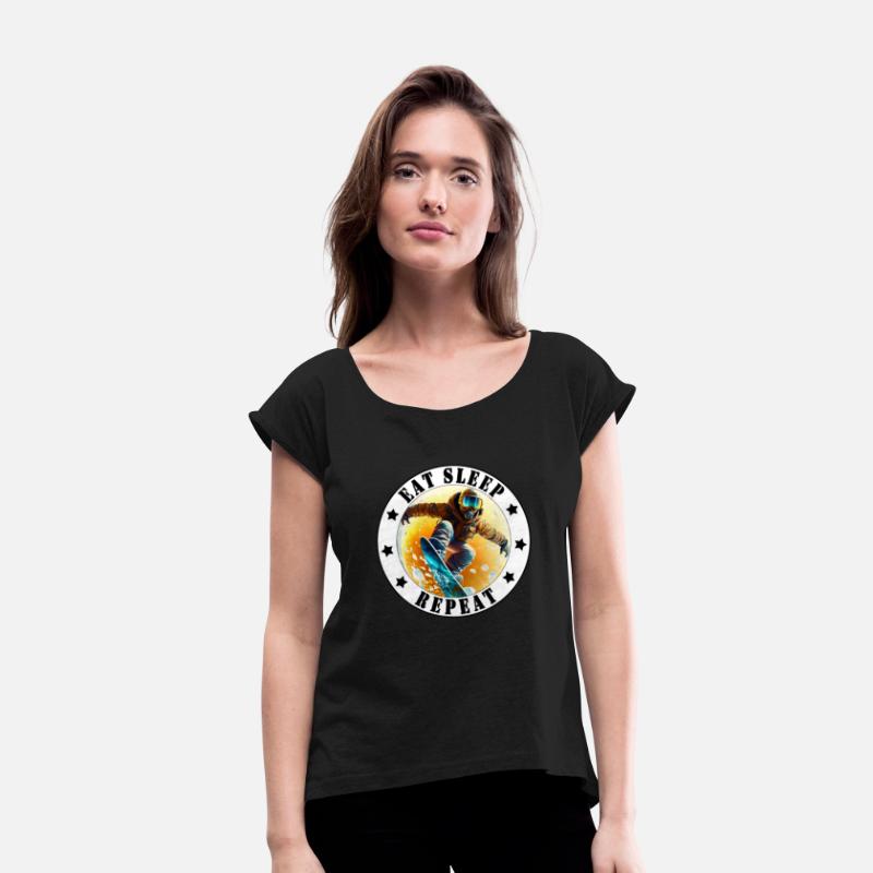 Eat Sleep Snowboard Repeat I Freestyle Snowboarder