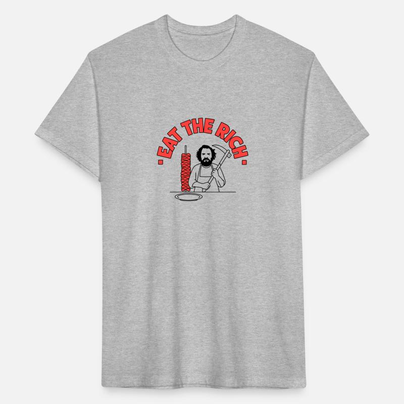 Eat The Rich Döner Kebab Satirical Design