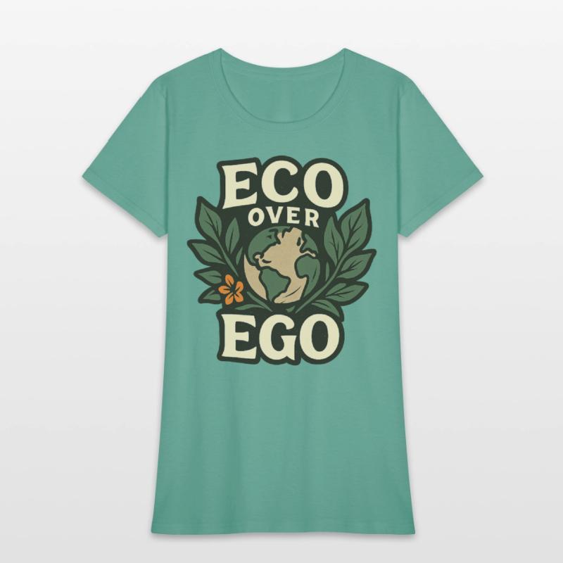 Eco Over Ego Tee Unique Design