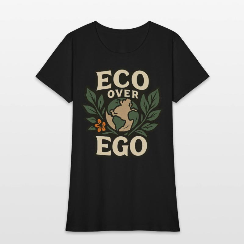 Eco Over Ego Tee Unique Design
