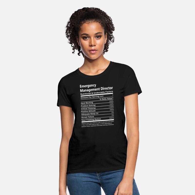Emergency Management Director T Shirt - Nutritiona