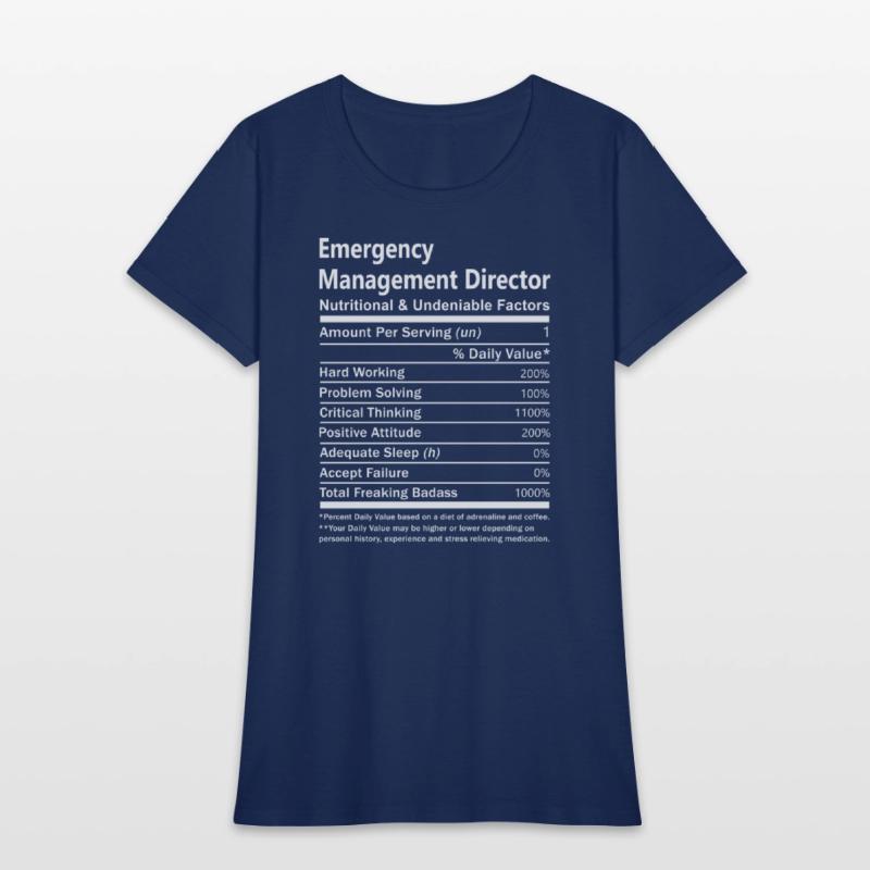 Emergency Management Director T Shirt - Nutritiona