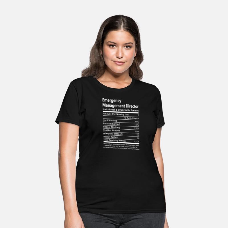 Emergency Management Director T Shirt - Nutritiona