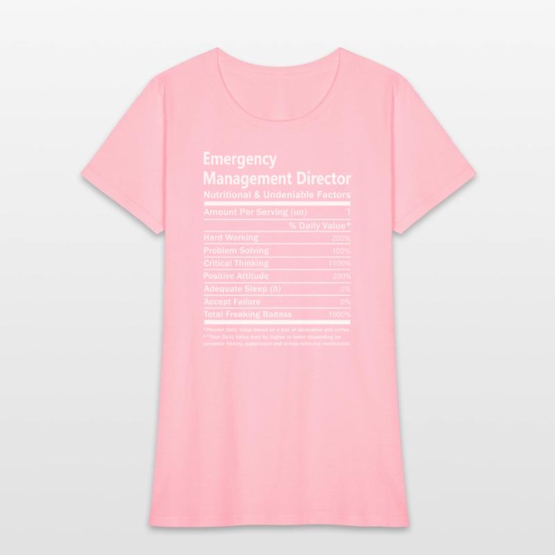 Emergency Management Director T Shirt - Nutritiona