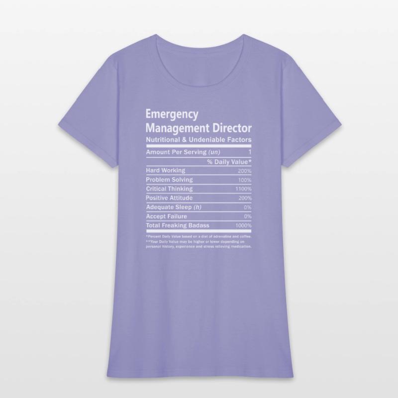 Emergency Management Director T Shirt - Nutritiona