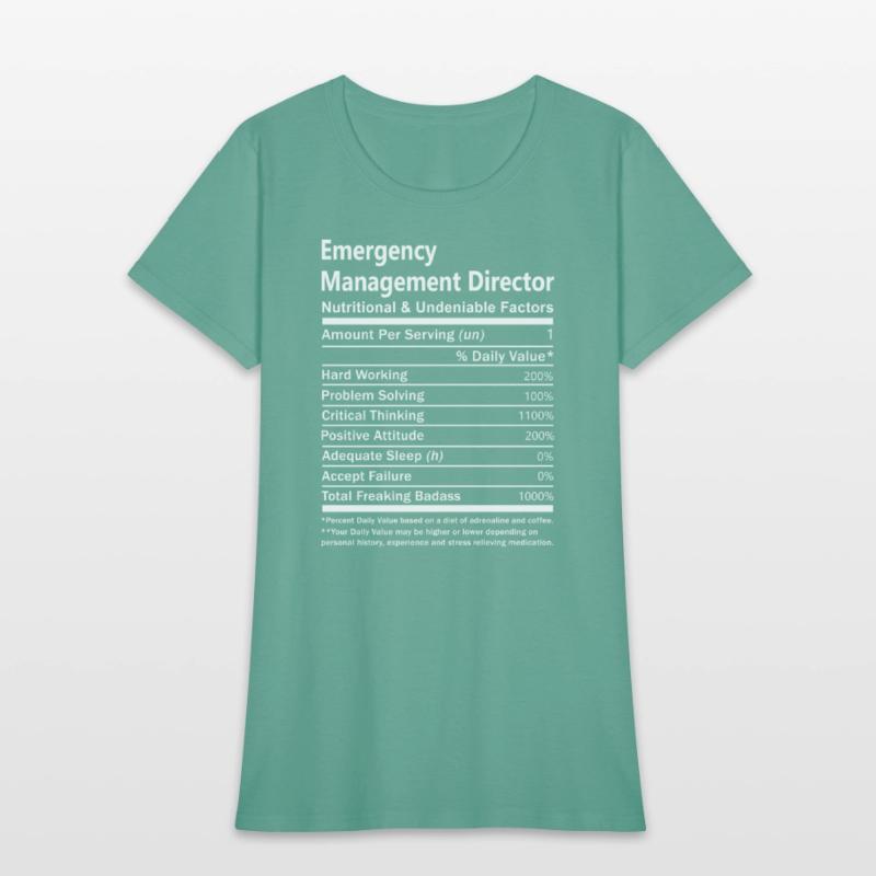 Emergency Management Director T Shirt - Nutritiona