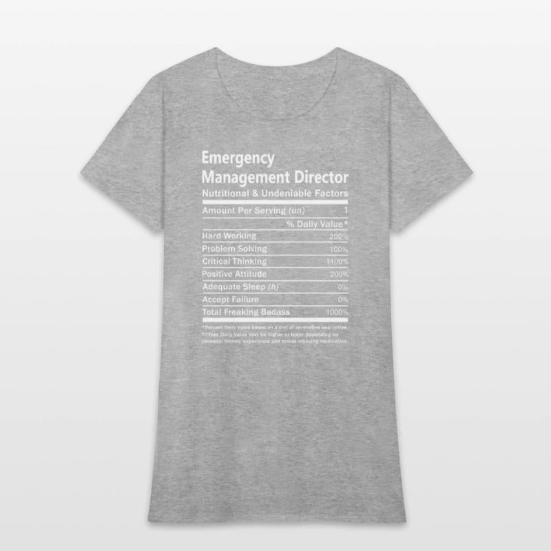 Emergency Management Director T Shirt - Nutritiona