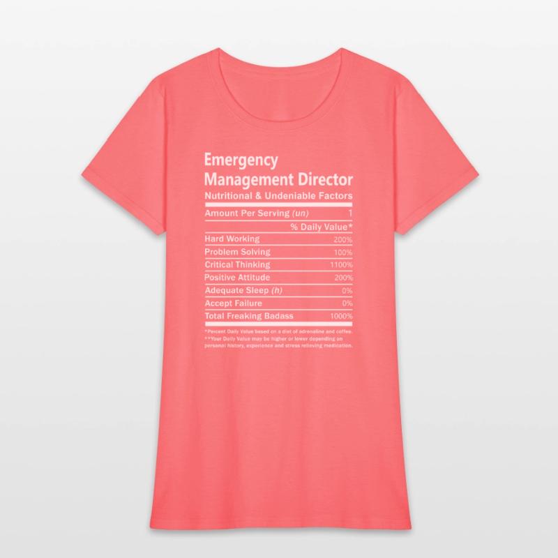 Emergency Management Director T Shirt - Nutritiona