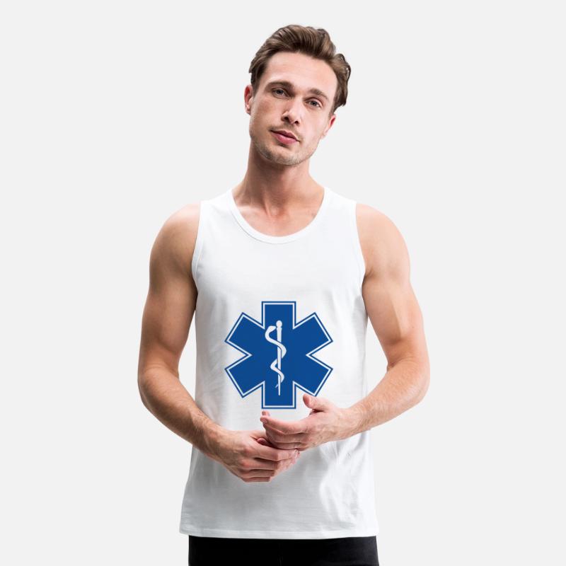 EMT Health Care Rod of Asclepius Medical Symbol