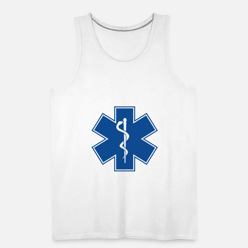 EMT Health Care Rod of Asclepius Medical Symbol