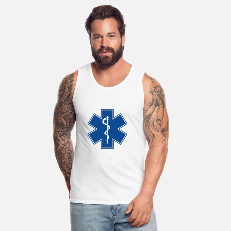 EMT Health Care Rod of Asclepius Medical Symbol