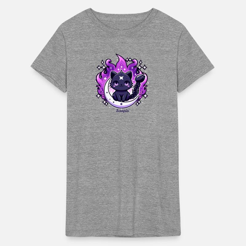 Enchanted Night Sky Scorpio Cat Design