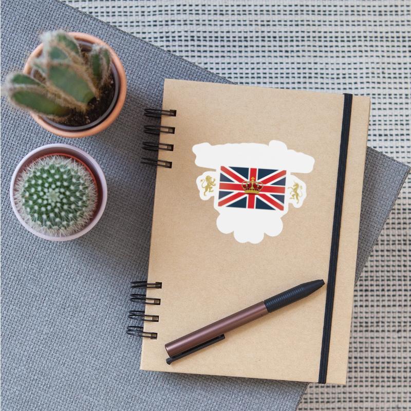 English Rose Union Jack Flag England British Brita