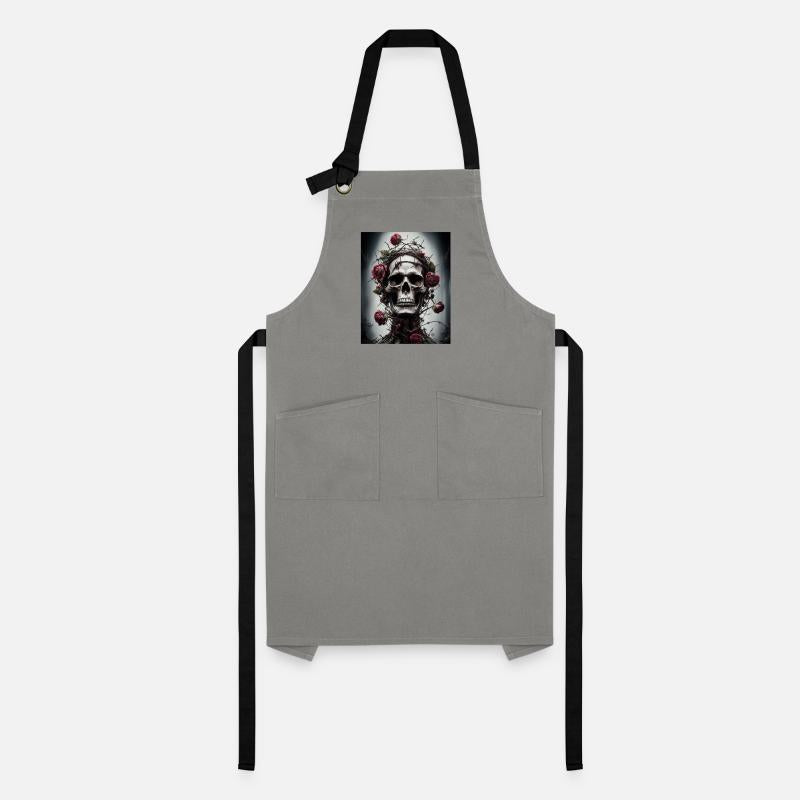 Ethereal Skull with Rose Crown