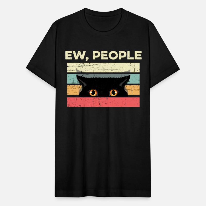 Ew, People Introvert Cat Retro