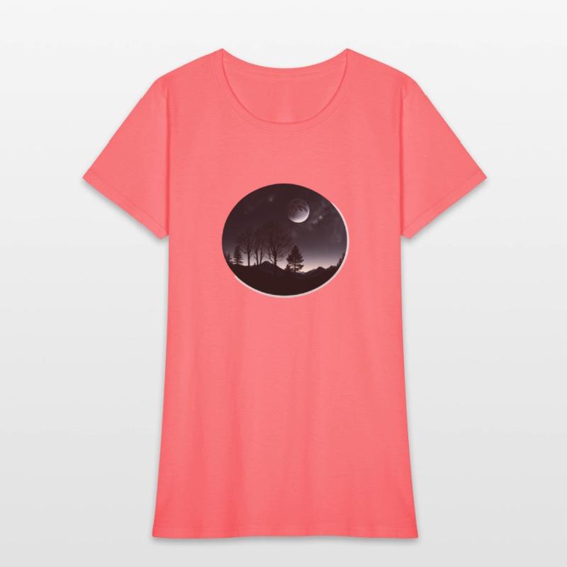 Exquisite painting expressing nature in the dark