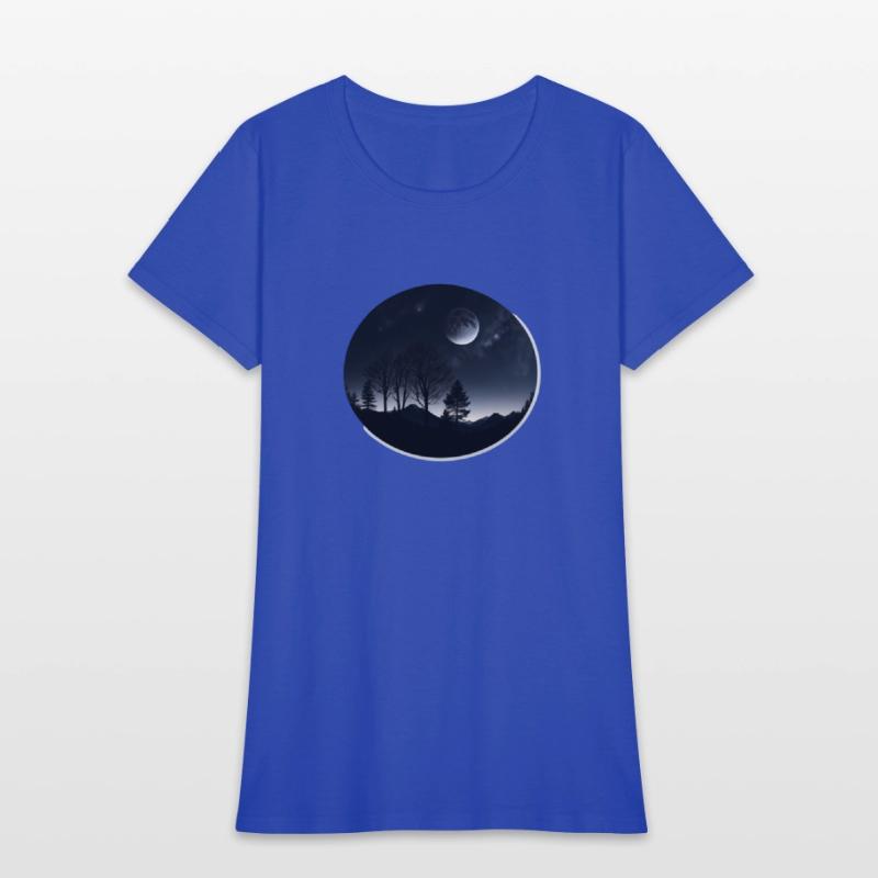 Exquisite painting expressing nature in the dark