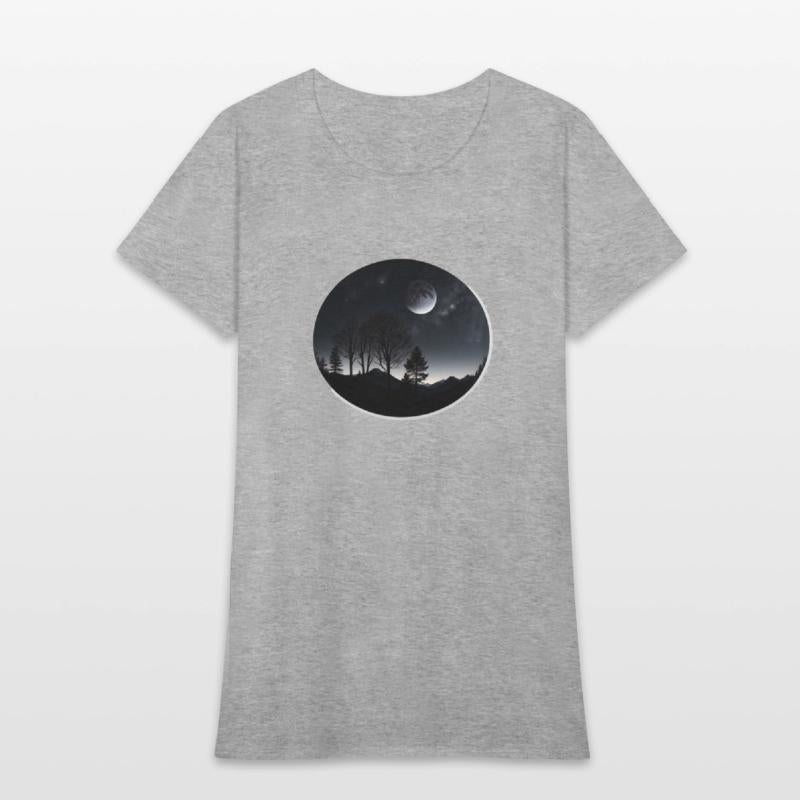 Exquisite painting expressing nature in the dark