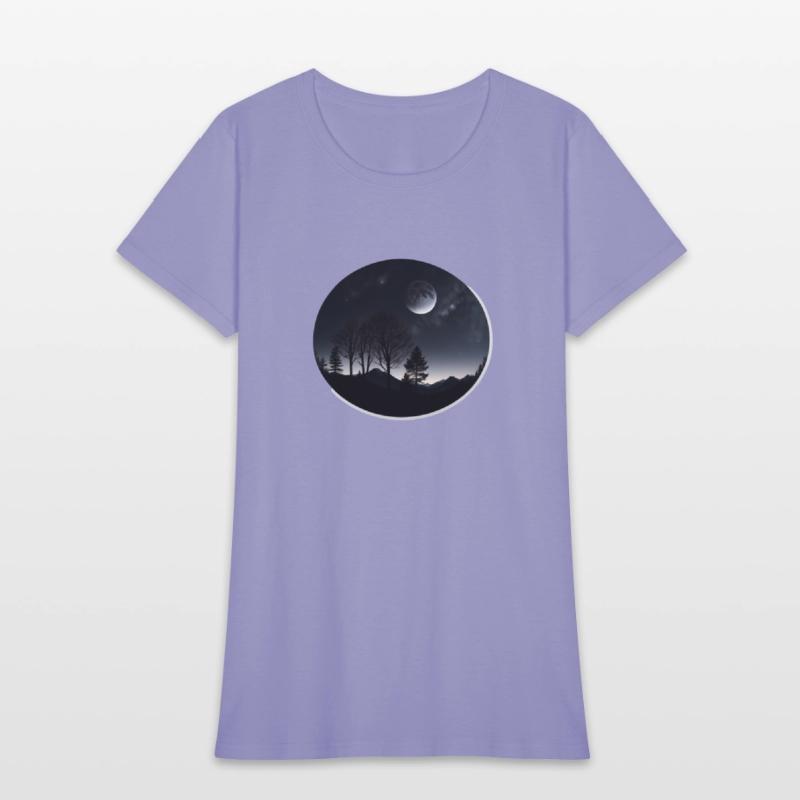 Exquisite painting expressing nature in the dark