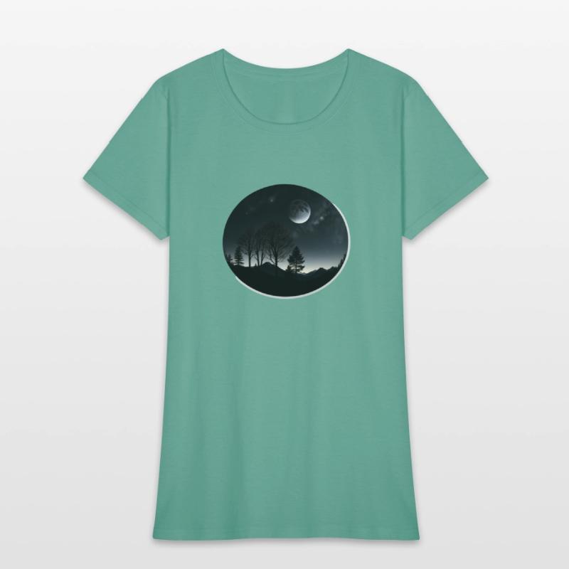 Exquisite painting expressing nature in the dark