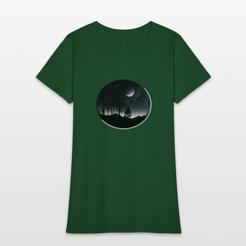 Exquisite painting expressing nature in the dark