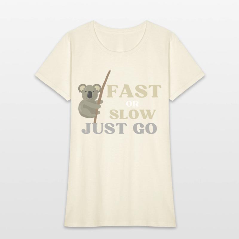 FAST OR SLOW JUST GO KOALA
