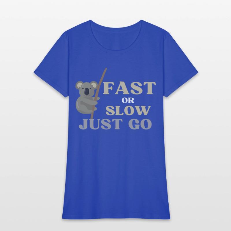 FAST OR SLOW JUST GO KOALA