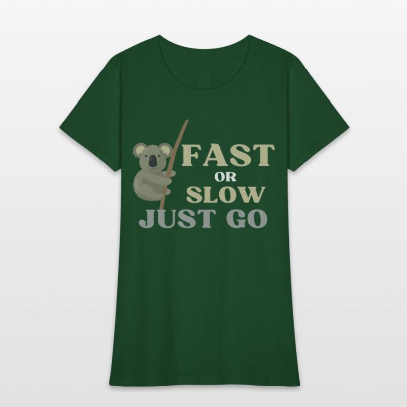 FAST OR SLOW JUST GO KOALA