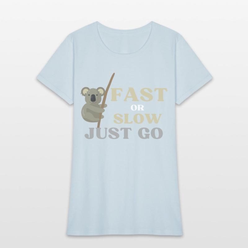 FAST OR SLOW JUST GO KOALA