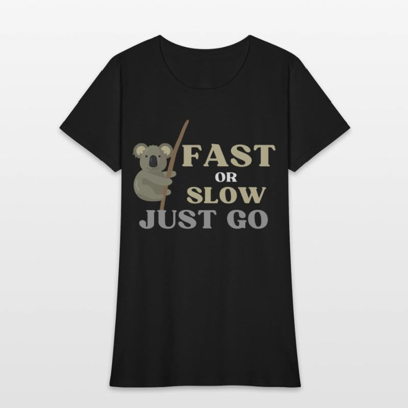 FAST OR SLOW JUST GO KOALA