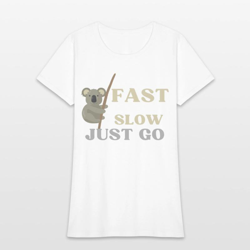 FAST OR SLOW JUST GO KOALA