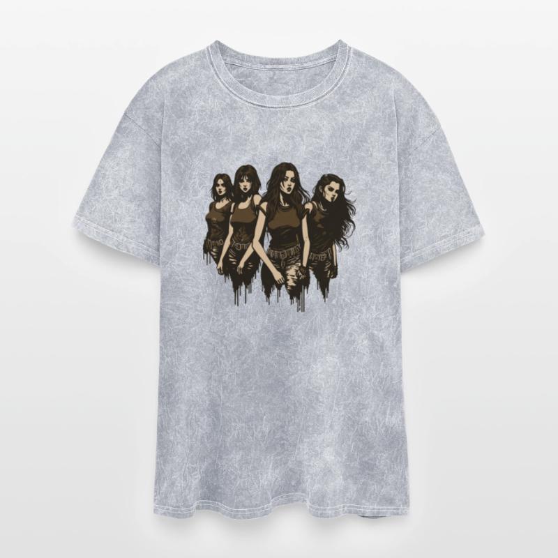 Female Metal Band - Brown and Tan Color Scheme