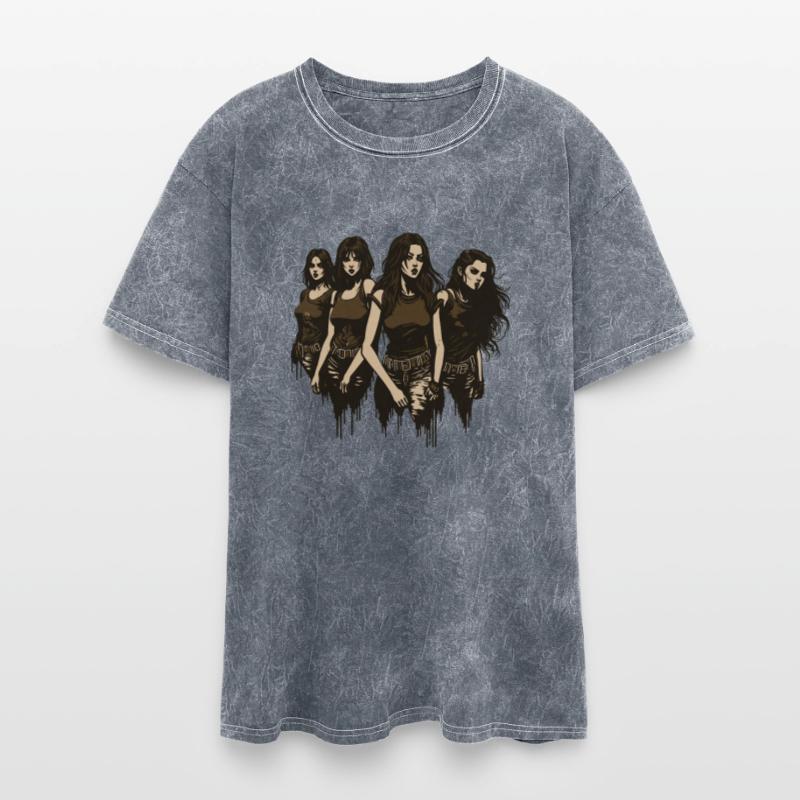 Female Metal Band - Brown and Tan Color Scheme