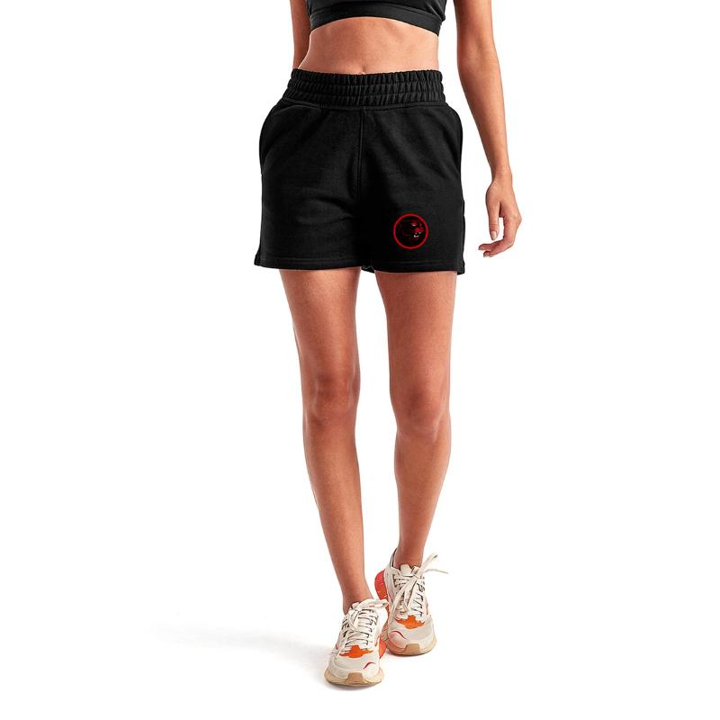 Fierce Black Panther Logo - Bold Red Circular