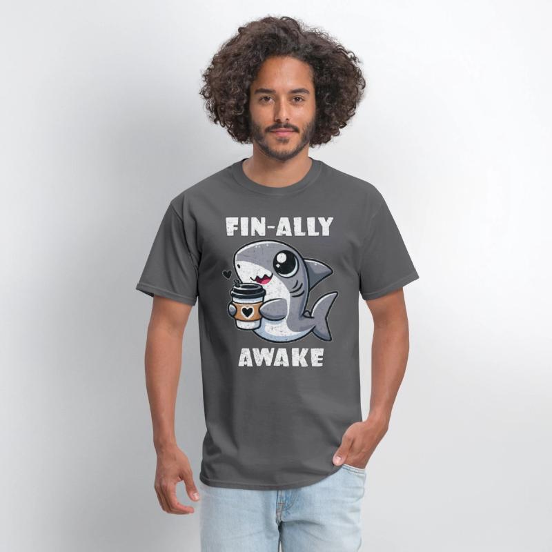 Fin-ally Awake Coffee Shark lover