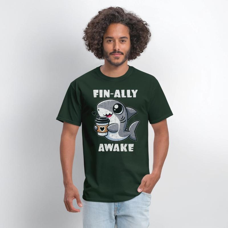 Fin-ally Awake Coffee Shark lover