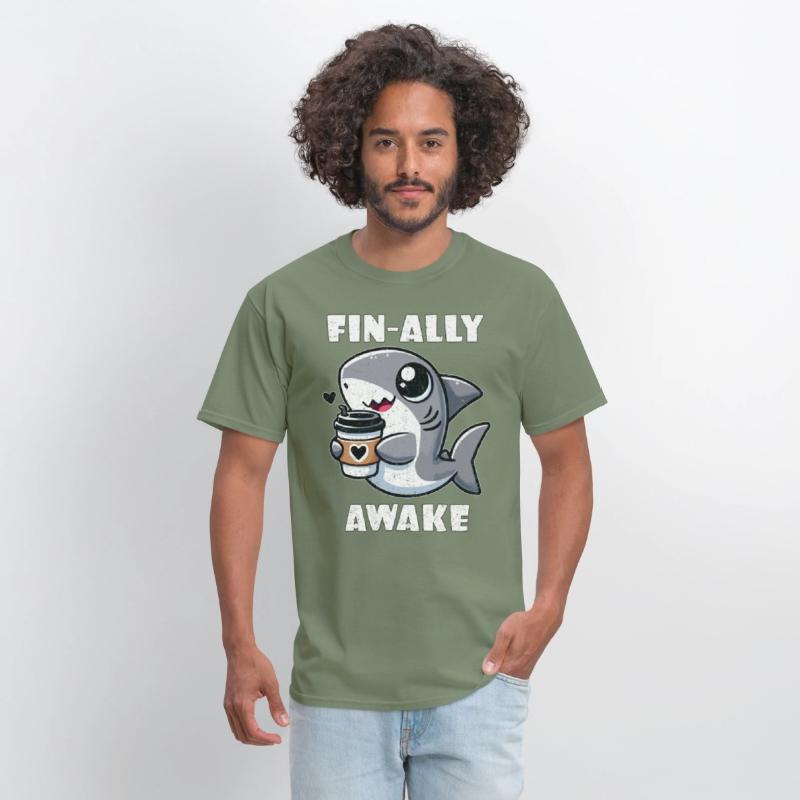 Fin-ally Awake Coffee Shark lover