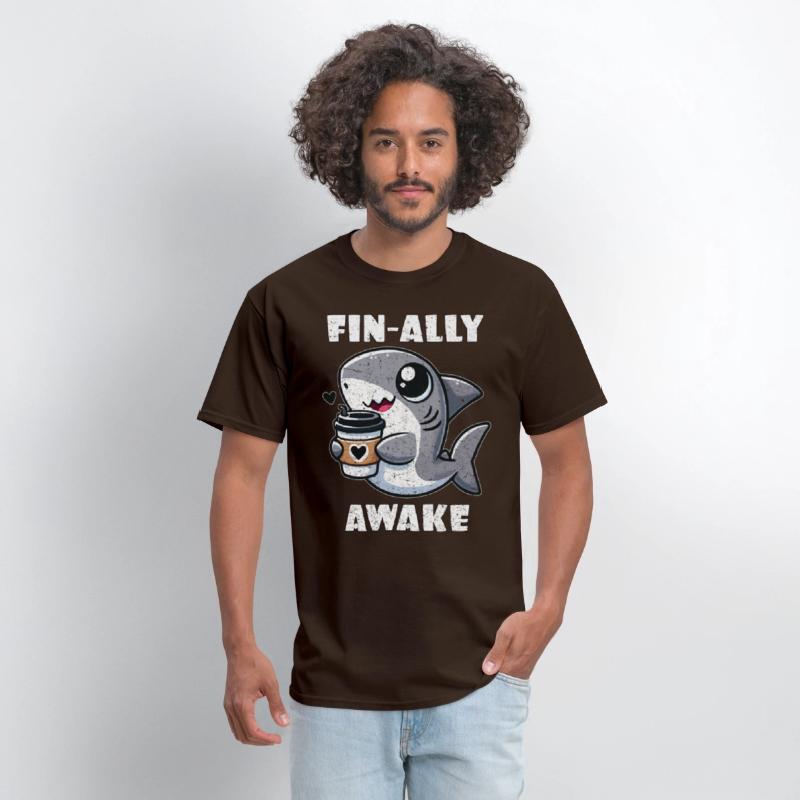 Fin-ally Awake Coffee Shark lover