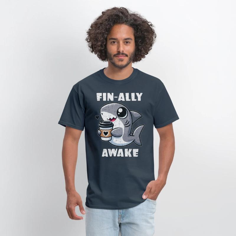 Fin-ally Awake Coffee Shark lover