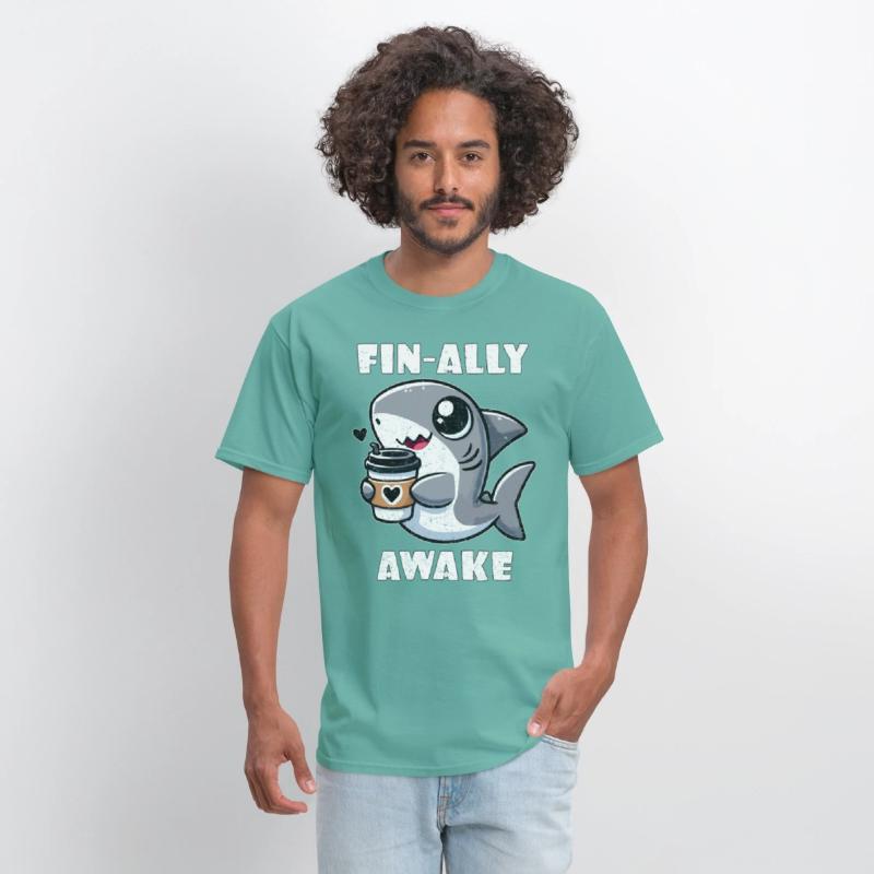 Fin-ally Awake Coffee Shark lover