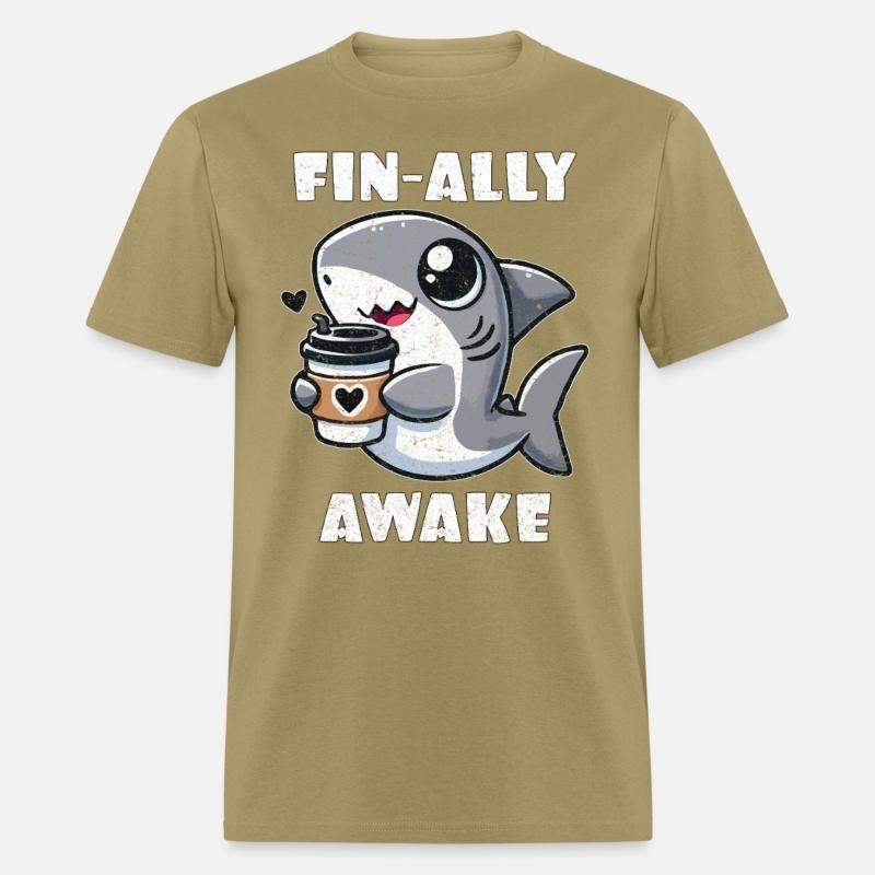 Fin-ally Awake Coffee Shark lover
