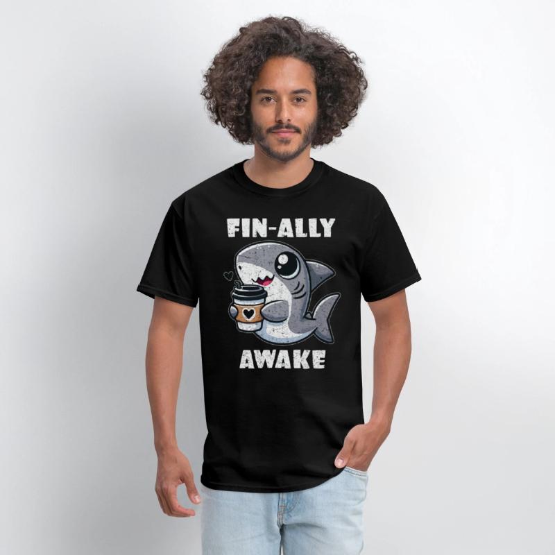Fin-ally Awake Coffee Shark lover