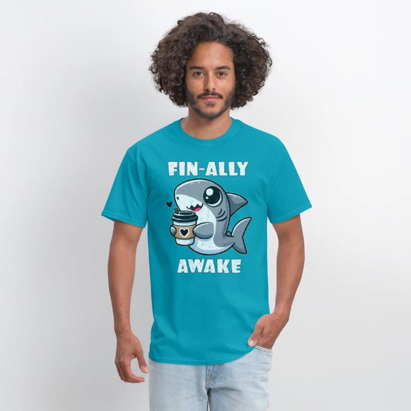 Fin-ally Awake Coffee Shark lover
