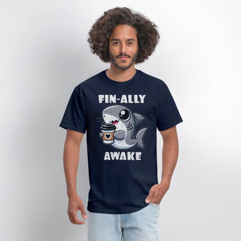 Fin-ally Awake Coffee Shark lover