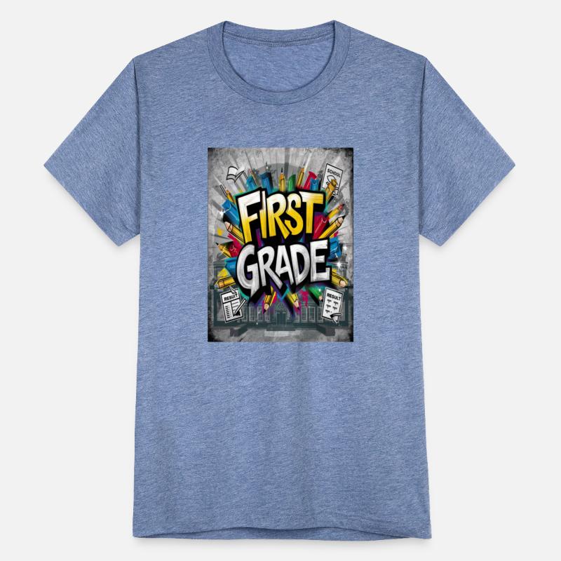 First grade back to school, captivating street art