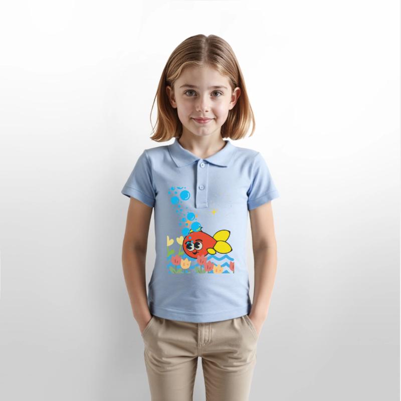 Fish Swimming in Pure Nature Water