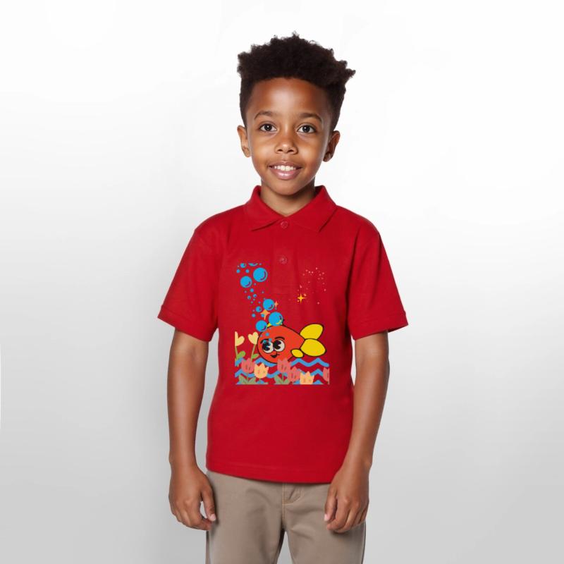 Fish Swimming in Pure Nature Water